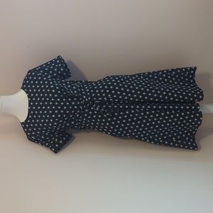 Banana Republic Navy Front-cinch Dress